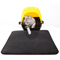 CleanCatch Cat Mat: Waterproof, Durable EVA Double-Layer Design - Minimizes Litter Scatter - Easy to Clean - Pet-Friendly