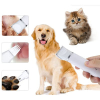 PurrfectTrim™ 4-in-1 Pet Grooming Pro: Versatile grooming tool for dogs & cats - clipper, trimmer, nail grinder. 