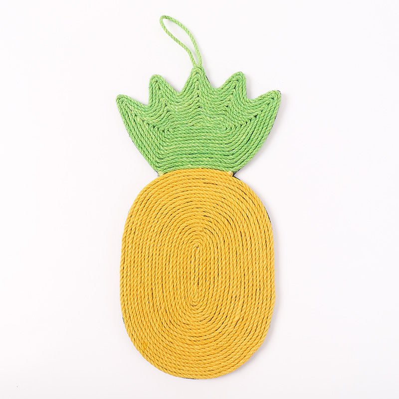 Durable Natural Sisal Cat Scratch Board - Protect Furniture, Engage Cats - Pineapple, Cactus, Avocado - Cat-Friendly Material