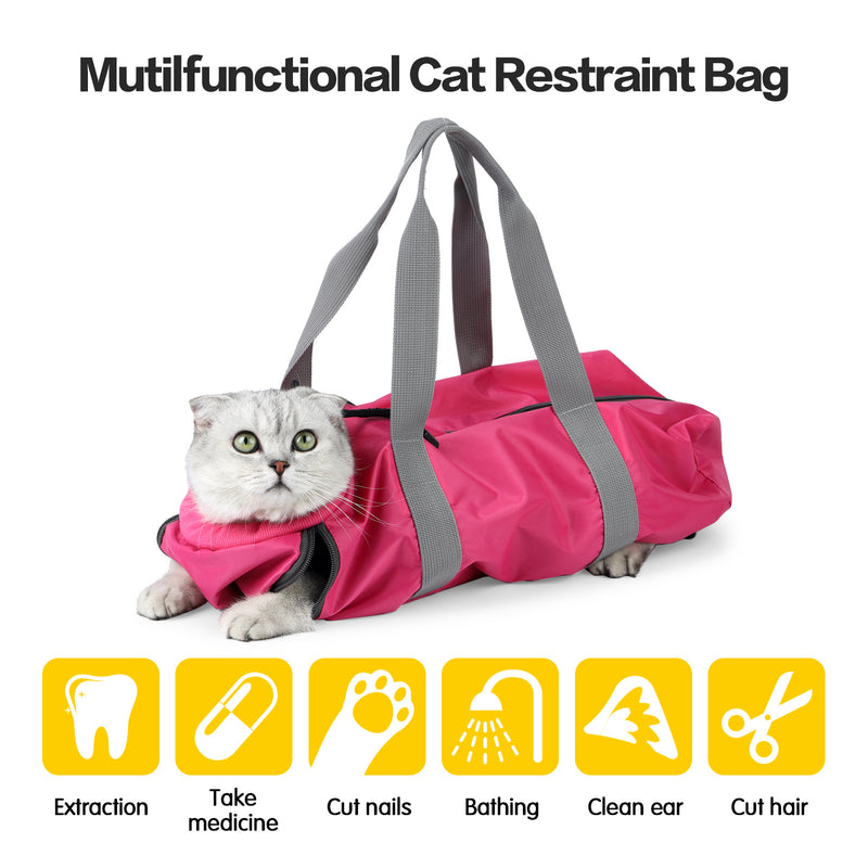 Durable, Waterproof Cat Travel Bag - Anti-Scratch & Bite Resistant - Ideal for Grooming & Travel