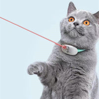 Smart Teasing Cat Collar - Interactive Laser Toy for Cats - USB Rechargeable - Adjustable Length - Durable & Safe Materials