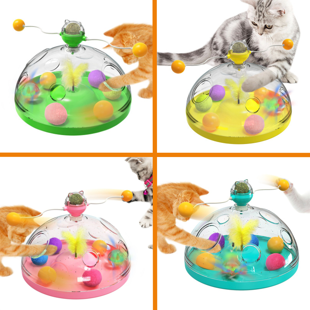 WhirlPurr™ Funny Cat Toys: Irresistible Entertainment for Playful Felines